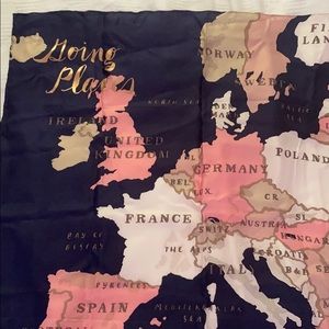 Kate spare Going Places silk scarf (box included)